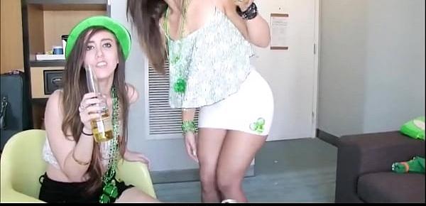  Hot Teen Best Friends Record Drunk Orgy On St. Pattys Day